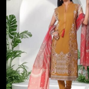 3PC Lawn Suit-Embroidered (Unstitched)