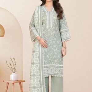3PC Khaddar Suit-Printed (Unstitched)