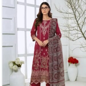 3PC Lawn Suit-Embroidered (Unstitched)