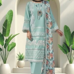 3PC Lawn Suit-Embroidered (Unstitched)