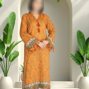 2PC Lawn Suit-Printed (Unstitched)