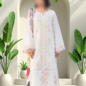 3PC Lawn Suit-Embroidered (Unstitched)