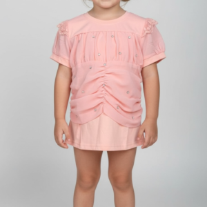 Jersey Cotton Shirt, Pink Color Imported (KK1057)