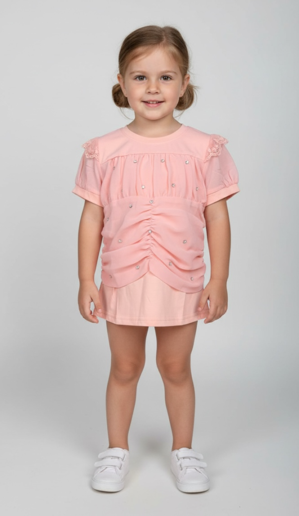 Jersey Cotton Shirt, Pink Color Imported (KK1057)