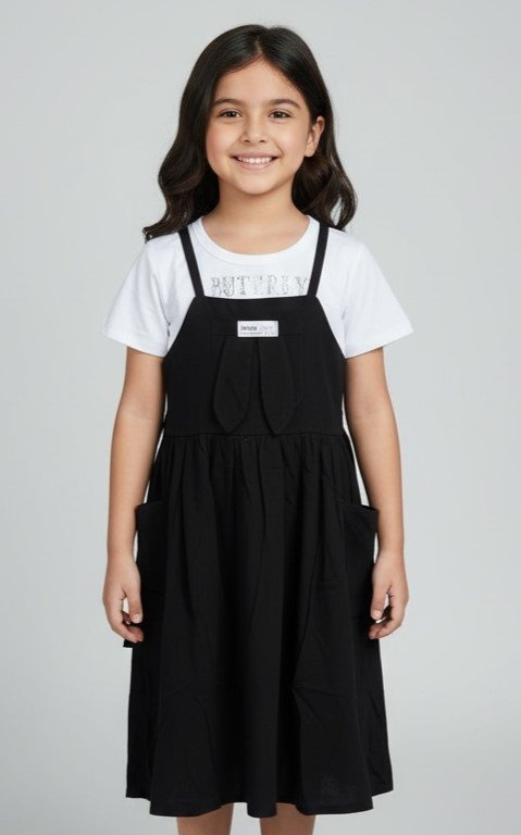 Jersey Cotton Frock Imported (KK1060)