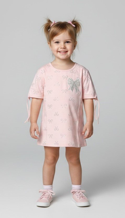 Girls Jersey Cotton Shirt Imported (KK1064)