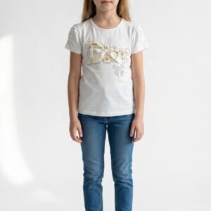 Girls Jersey Cotton Shirt Imported (KK1068)