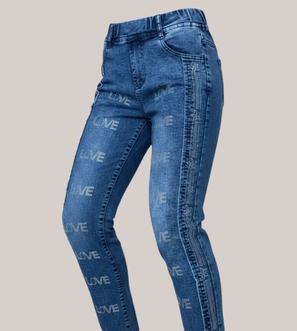 Jeans wear Pant Imported Color Blue (KK1087)