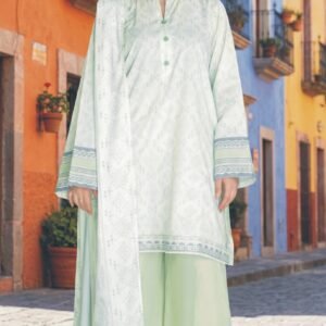 3PC Lawn Suit-Printed (Unstitched) (LS1111)